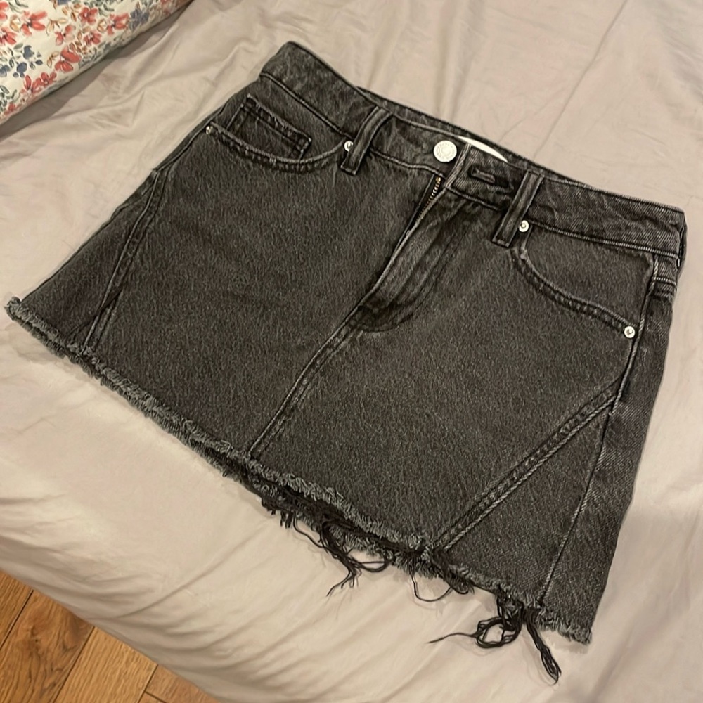 mini jean skirt pacsun